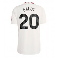 Camiseta Manchester United Diogo Dalot #20 Tercera Equipación Replica 2023-24 mangas cortas